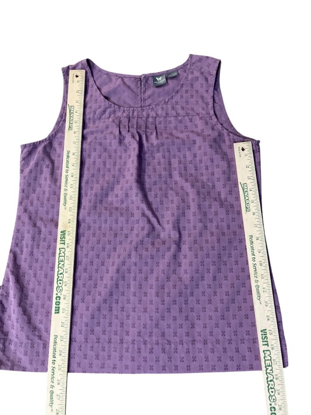 White Sierra Womens Purple Sleeveless Textured Tank Top Size Large Used Outdoor - Picture 9 of 12